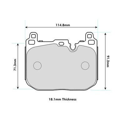 Ferodo DS3.12 Competition Front Brake Pads For BMW (Inc M4 / M2)