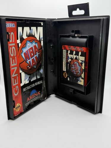 NBA Jam (Sega Genesis, 1994) CIB, Cleaned and Tested - Picture 3 of 7