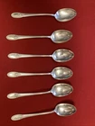 6 Sterling Silver Spoons In Pattern Riviera By International