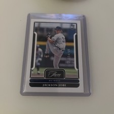 Jackson Jobe RC 2023 Panini Three And Two /99 White  #41 Rookie Detroit Tigers