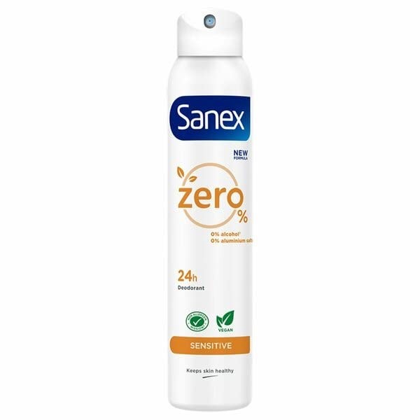 Sanex Deodorant Women Zero% Sensitive Hautschutz 24H 3Er Pack 200 Ml-image