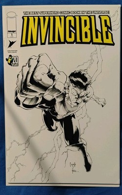 INVINCIBLE #1  convention variant RYAN OTTLEY & GREG CAPULLO SKETCH EDIT