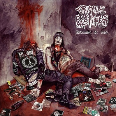 CRIPPLE BASTARDS - Frammenti Di Vita LP+EP Rotten Sound Patareni Necrophiliacs