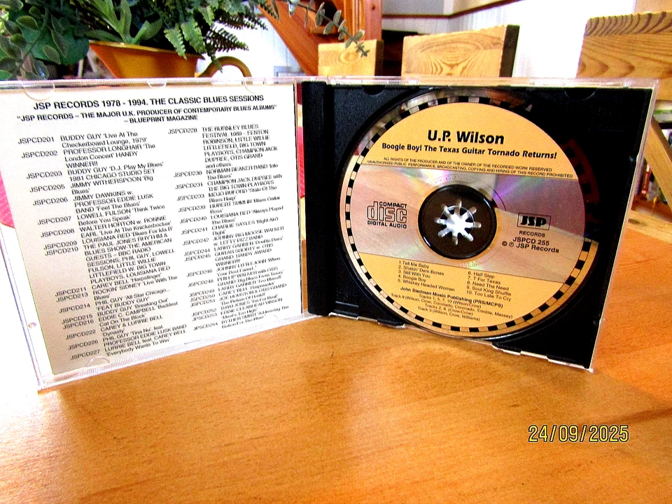 U.P. Wilson   "Boogie Boy!  The Texas Guitar Tornado Returns!   CD - Bild 3 von 3