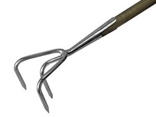 Image of Faithfull Prestige Stainless Steel Cultivator Ash Handle