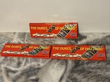 2 Vintage Dukes Hazzard Unisonic LCD Wrist Watch 1981 Untested Rare Case Digital