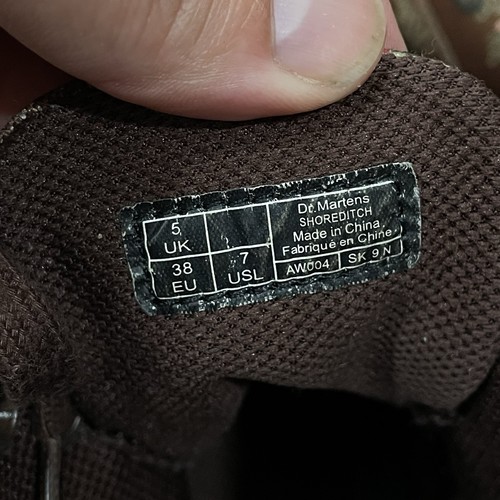 Dr Martens Shoreditch Boots Womens Size 7 Brown Floral Canvas Air Wair - Picture 9 of 10