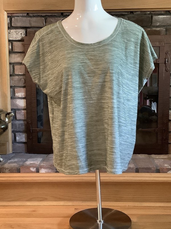 Ladies Eddie Bauer shirt short sleeve Size XL Stretch