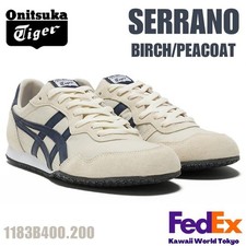Onitsuka Tiger SERRANO BIRCH/PEACOAT 1183B400 200 UNISEX Sneaker NEW 