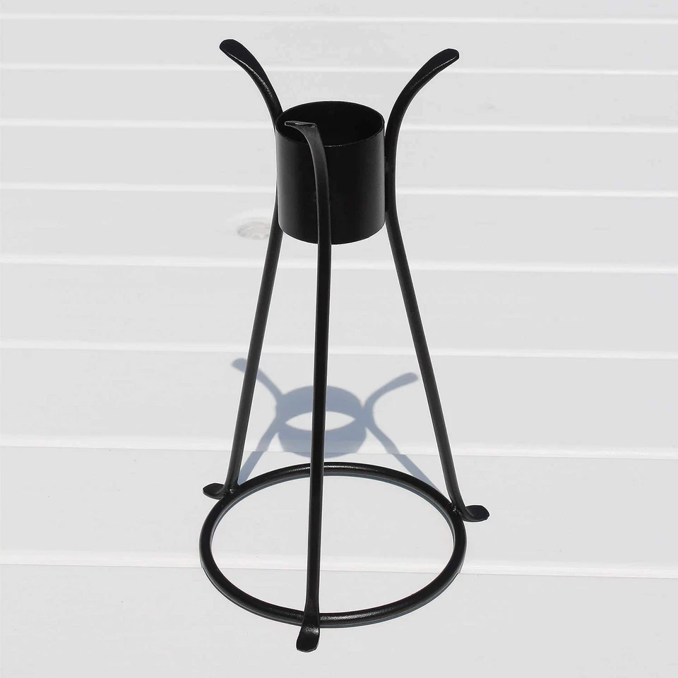 Achla Designs GBS-14 Trestle II Gazing Globe Ball Stand, 13 1/2-In H, Black - Image 3 of 4