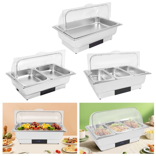 9L/9.51Qt Chafing Dish Stainless Steel Chafer Sets Catering Food Warmer