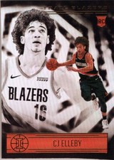 2020-21 Panini Illusions #196 CJ Elleby RC Portland Trail Blazers