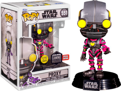 PROXY GLOW EXKLUSIVE HOLODROID FUNKO POP STAR WARS THE FORCE UNLEASHED VORBESTELLUNG