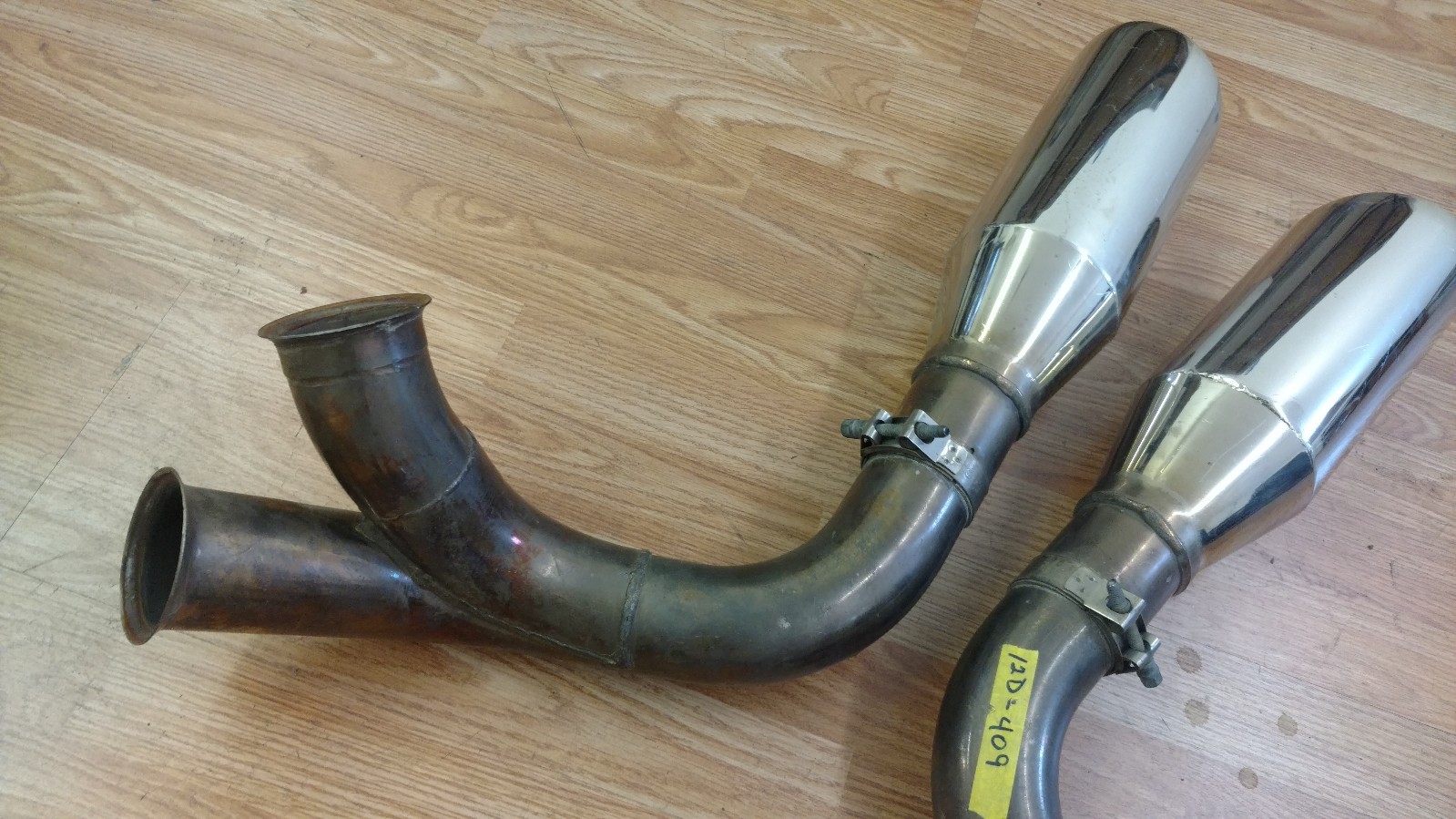 LAMBORGHINI MURCIELAGO LP640 LARINI STYLE TAIL PIPE EXHAUST TIP TERMINAL 