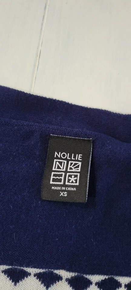 Nollie Pac солнца размер XS свитер кардиган EUC мягкий вязаный Aztec дизайн модный E - Изображение 2 из 4