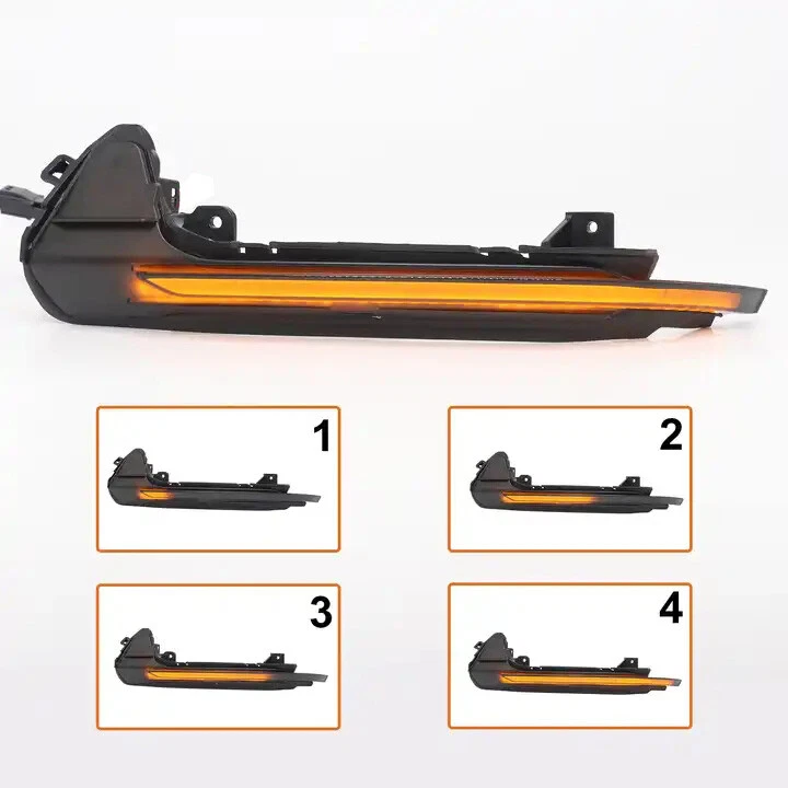 Indicador de espejo retrovisor luz intermitente LED dinámica para Audi A6 C7 S6 RS6 2013-2018 Foto 3 de 4