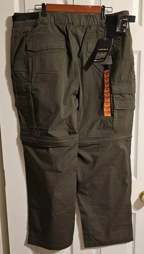 Pantalon Cargo Convertible BC Clothing – Vert, Homme, Taille L, état Correct