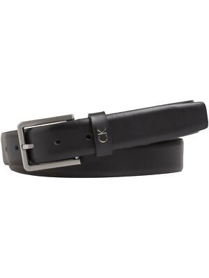 Calvin Klein Herren Gürtel Formal Adj Belt Leder 105cm Schwarz