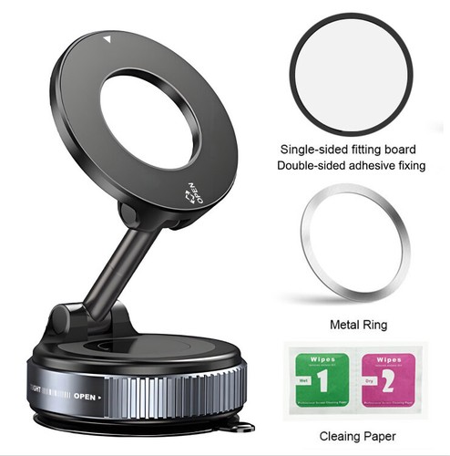 Vacuum Magnetic Phone Holder Stand For iPhone 16 15 14 13 12 For Your Car/Desk - Picture 14 of 20