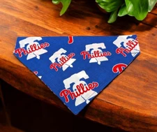 Philadelphia Phillies Dog Bandana OVER THE COLLAR Bandanas Scarf Slide Bandanna