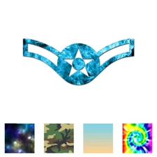 Airman Air Force Patch - Decal Sticker - Multiple Patterns & Sizes - ebn3676