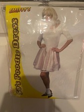 New 50s Poodle Dress Costume Adult Size Standard OSFM Top Skirt  Scarf