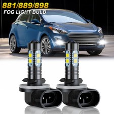 2pcs 881 889 6000K White LED Fog Light bulb For Hyundai Elantra Accent 2013-2017