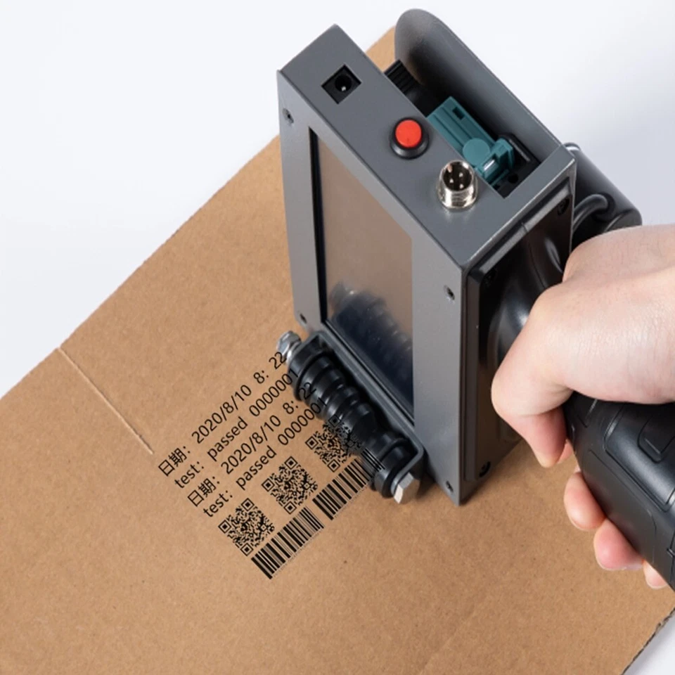 Handheld Tintenstrahldrucker Code Datum Wörter QR Barcode Machine 600DPI 2-13mm - Bild 2 von 4