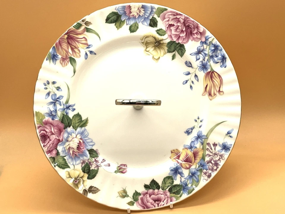 Royal Albert China Beatrice design cake stand. c1994. - image 2 of 4