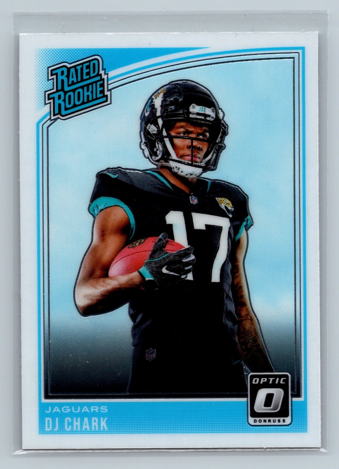 2018 Donruss Optic Football Rated Rookie #165 DJ Chark Jacksonville Jaguars