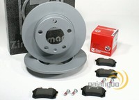 Zimmermann Bremsscheiben 245 Mm BremsbeläGe Hinten FüR Seat Exeo [3R]