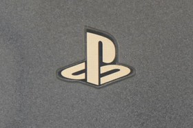 Playstation Emblem reproduction for PS1 Shell (Emblem Only) Black