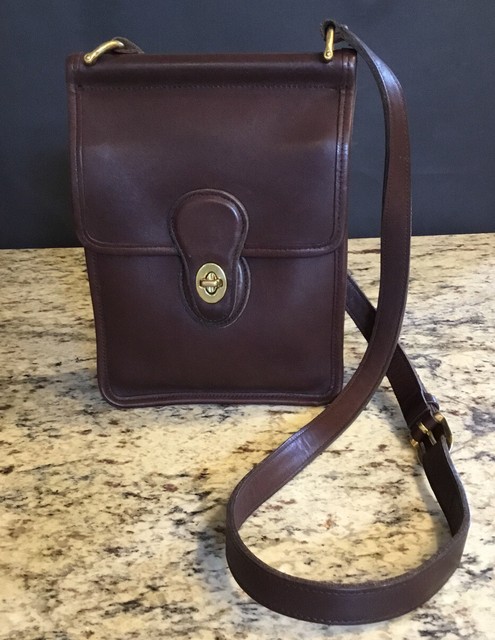 Vintage Coach 9930 Murphy Willis Crossbody Shoulder Bag Brown Leather for sale online | eBay