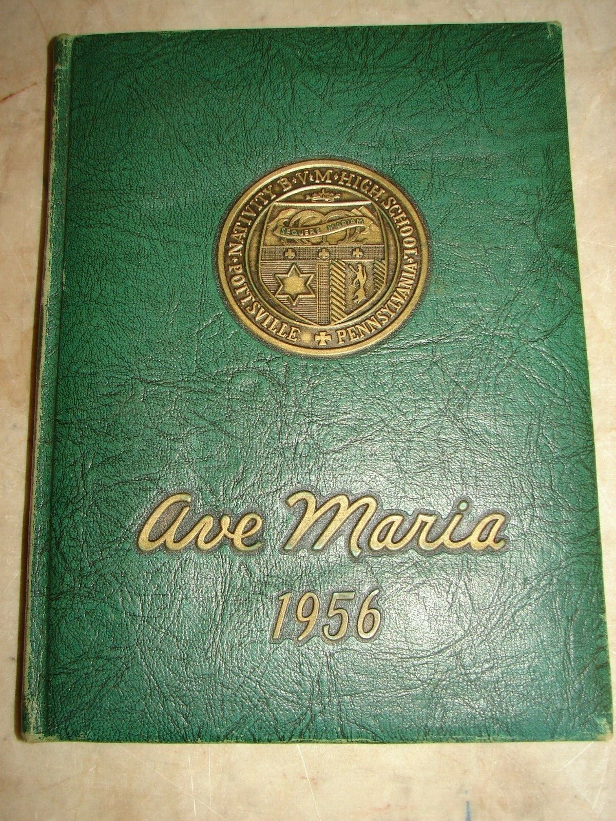 1956 Ave Maria Yearbook Nativity B. V. M. High School Pottsville, PA