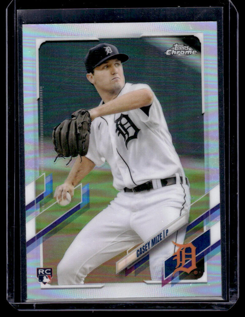 2021 Topps Chrome Refractor #4 Casey Mize NM/MT RC Rookie Tigers