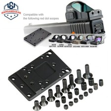 Tactical Mount Plate Base Mount Plate For Glock Pistol Universal Red Dot Sight
