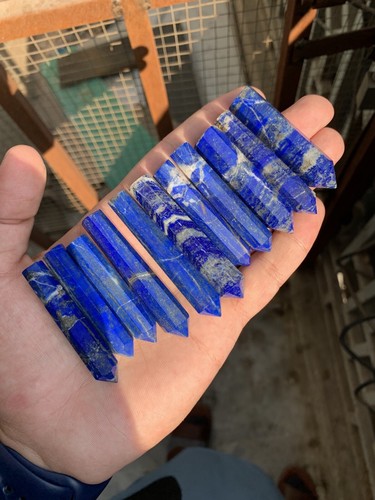 60 Stück Lapislazuli Anhänger aus Afghanistan Mine. - Bild 4 von 13