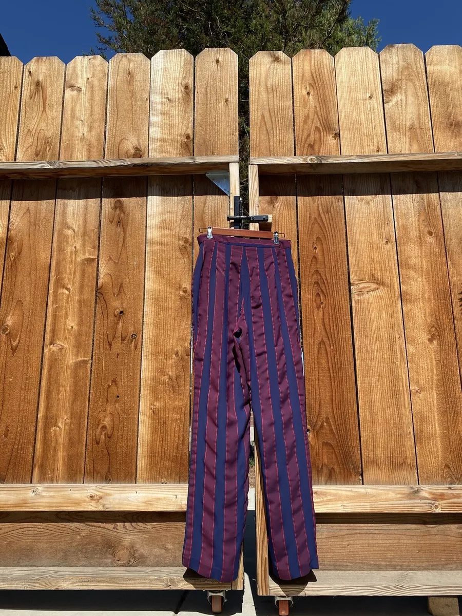 Blue and hotsell red striped pants