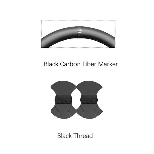Black Non-slip Leather Car Steering Wheel Cover for Toyota Avalon Camry 2018- - Picture 9 of 15