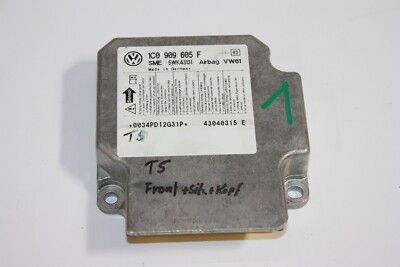 VW T5 2003-2009 Multivan  Airbag Steuergerät 1C0909605F   (für 6x Airbag)  1