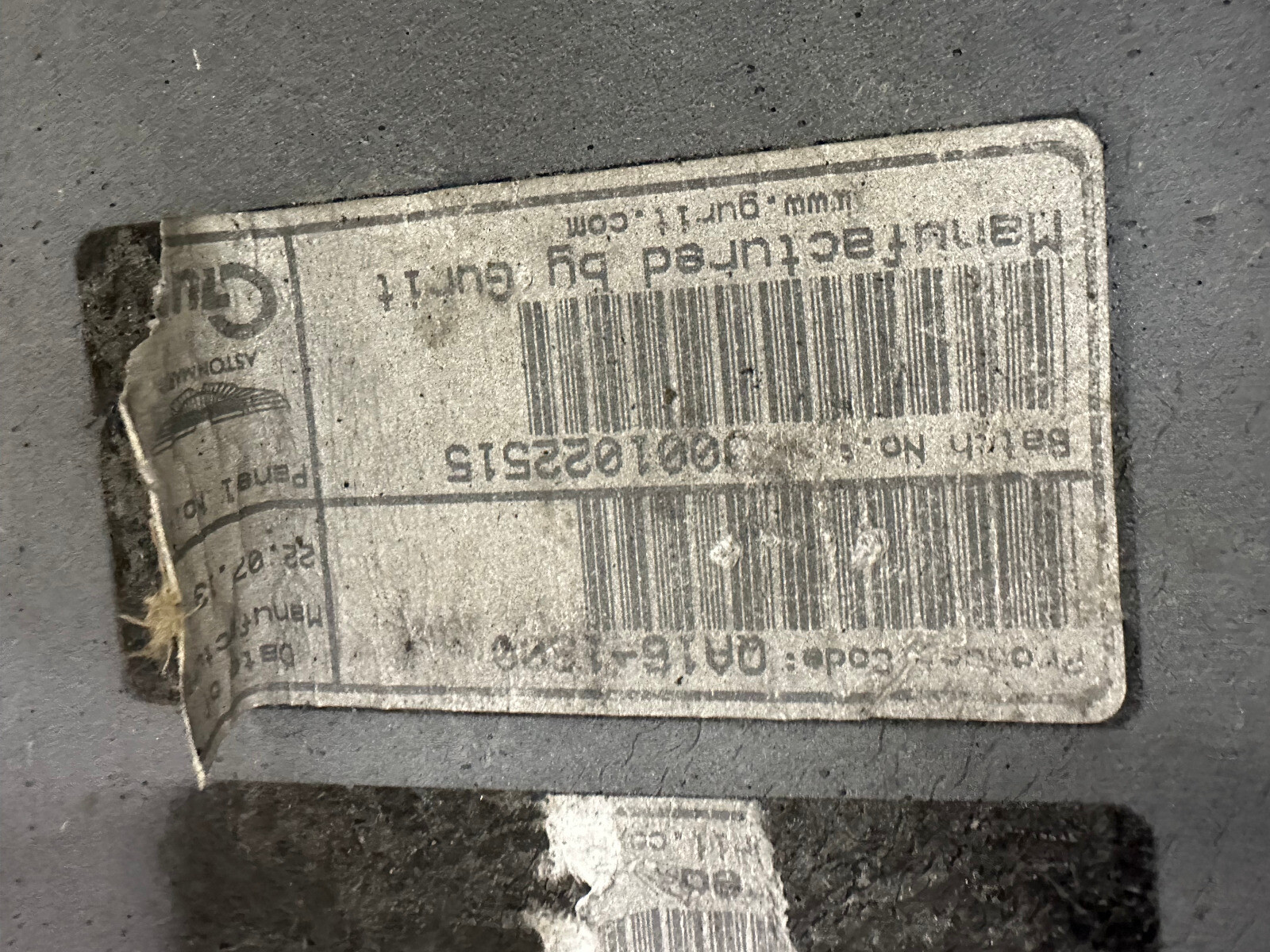 Aston Martin Vanquish Right Front Fender Damaged See Pics QA16-1300 OEM