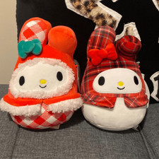 NWT Christmas My Melody Squishmallows 6.5in Bundle
