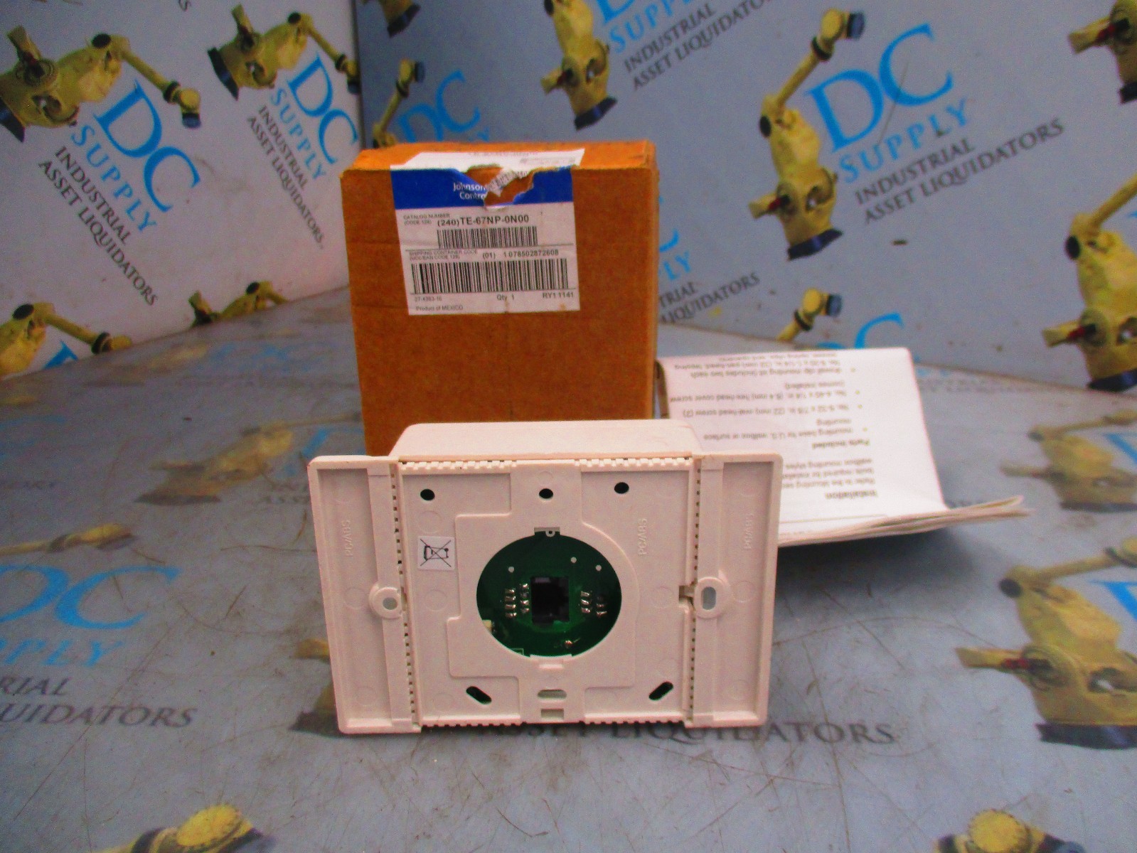 JOHNSON CONTROLS TE67NP0N00 1 K NICKEL WHITE PHONE JACK TEMP SENSOR eBay