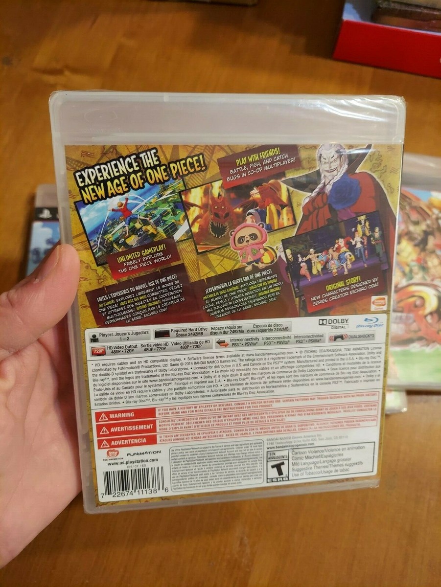 PS3 Playstation 3 One Piece Unlimited World Red Black Label NEW