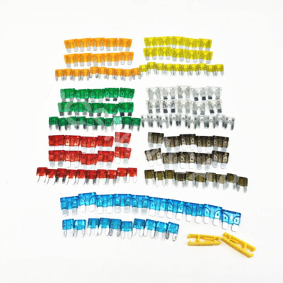140Pcs Mixed Blade Fuses Small Medium Fuses Assortment Kit For Auto Truck SUV