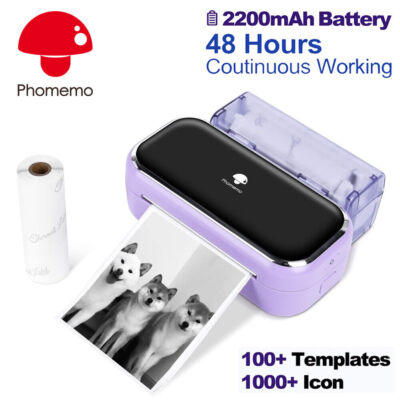 Phomemo M03 Sticker Drucker Mini Drucker für Smartphone Tragbarer Thermodrucker
