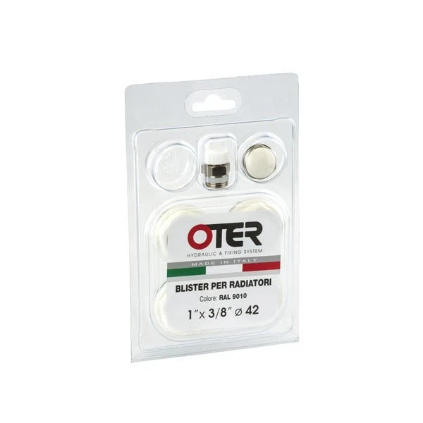 OTER KIT PER RADIATORE BLISTER TAPPI E RIDUZIONI PER TERMOSIFONI 1"X 1/2"