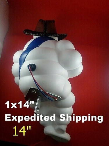 14" MICHELIN MAN FIGURKA LALKI BIBENDUM KOLEKCJONERSKA REKLAMA OPONA, DEKORACJA CIĘŻARÓWKI - Zdjęcie 77 z 101