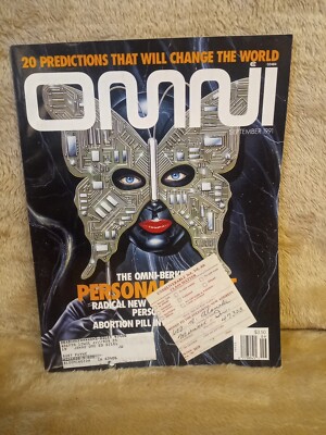 1991  Sept. OMNI Magazine'' 20 Predictions That Will Change The World'' Right?? AI
