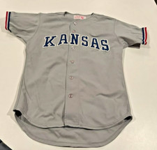 Vintage 1980s KANSAS JAYHAWKS KU Game Used College Baseball Jersey Worn by #3